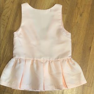 English Factory Peach Peplum top